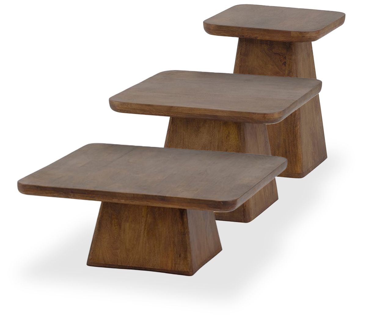 Salontafelset Stockholm B80 x D80 x H33 cm