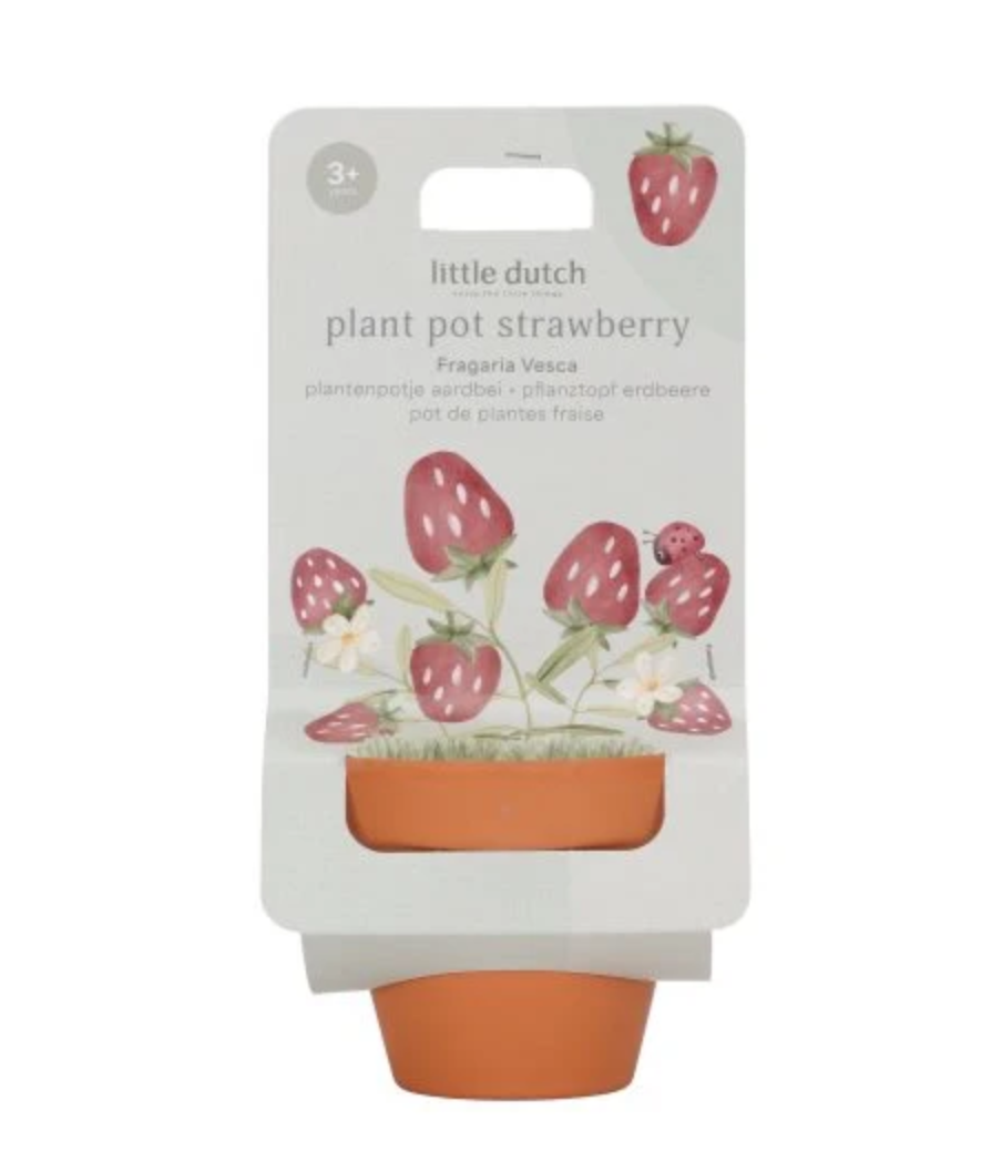 Little Dutch Little Dutch plantenpotje Aardbei