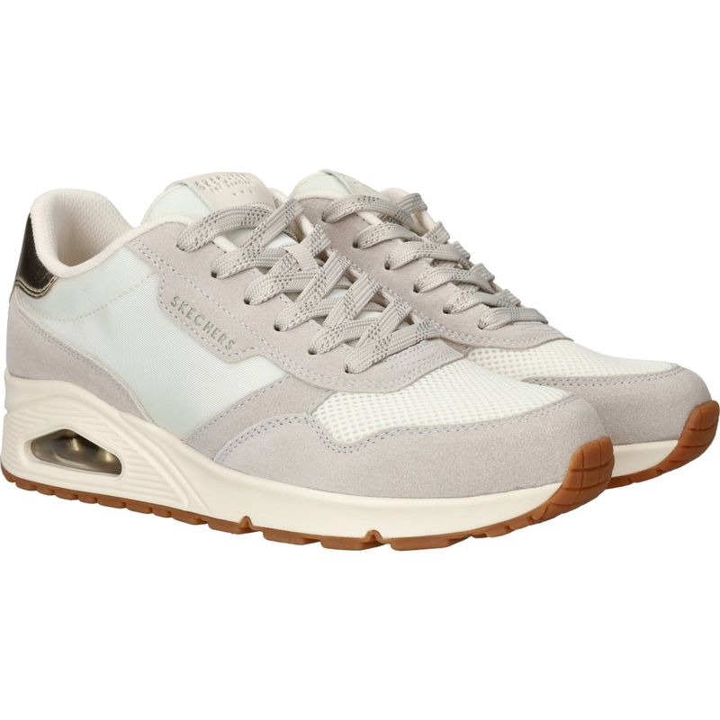 Skechers Uno Sneakers Beige Dames