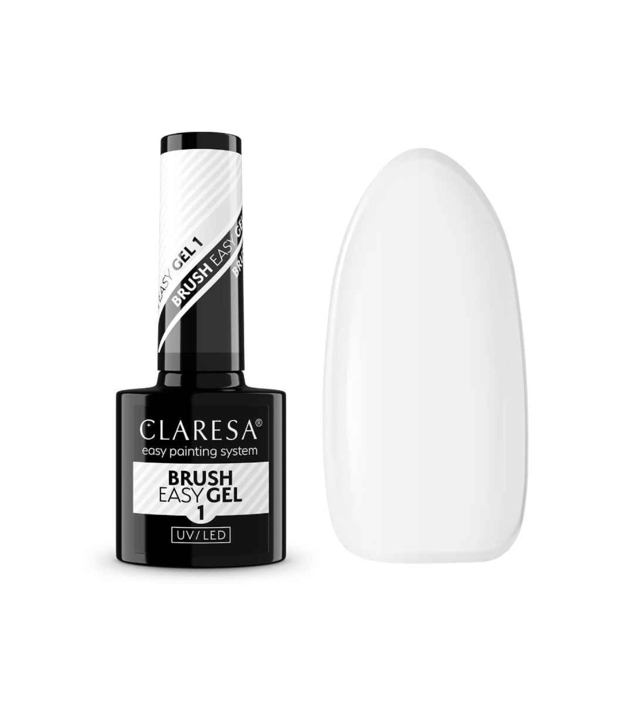 Claresa - Gel de unhas semipermanente Brush Easy - 01