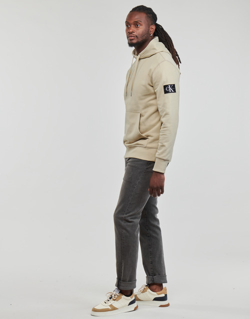 Calvin Klein Jeans - BADGE HOODIE Beige