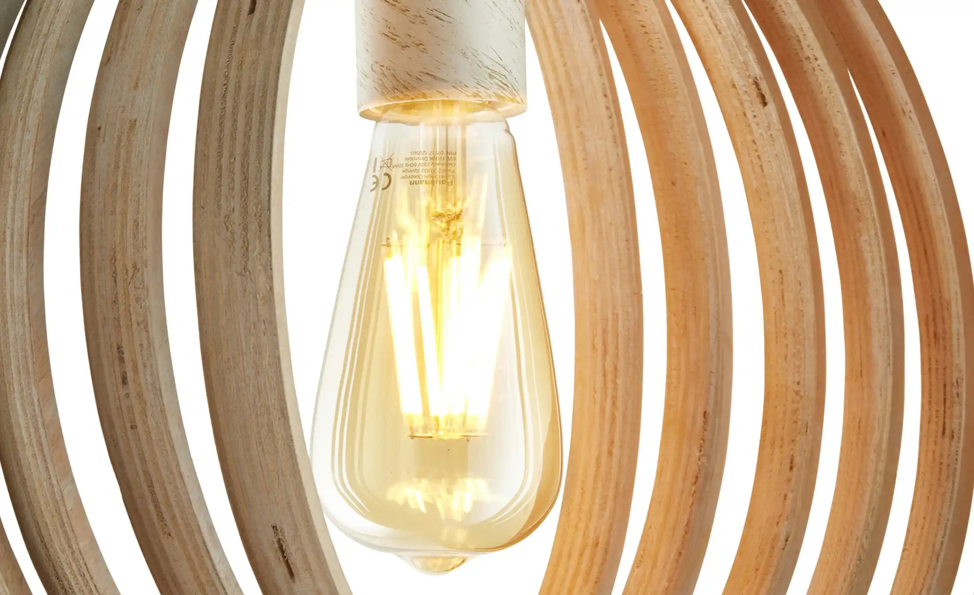 Trio Pendelleuchte mit Holzlamellen