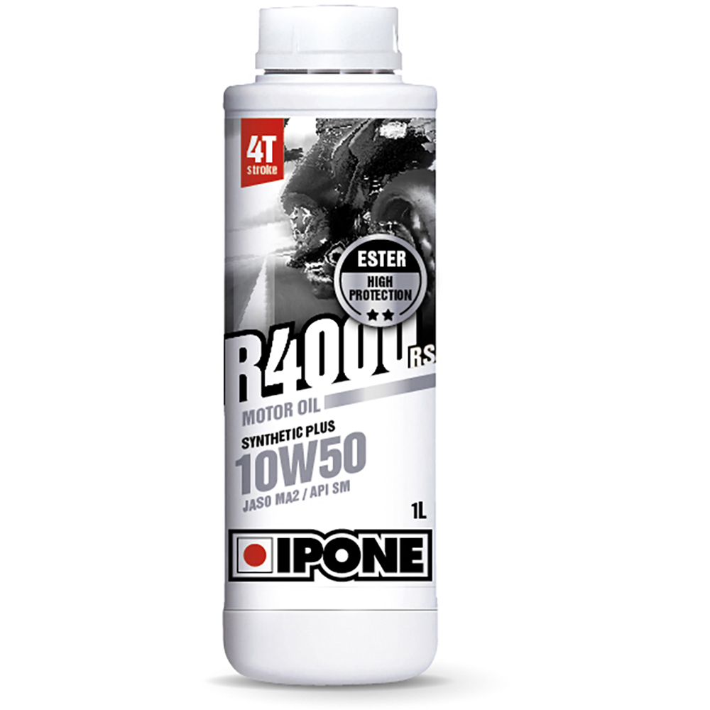 Ipone - Huile moteur semi-synthétique R4000 RS 10W50 - moto 4 temps