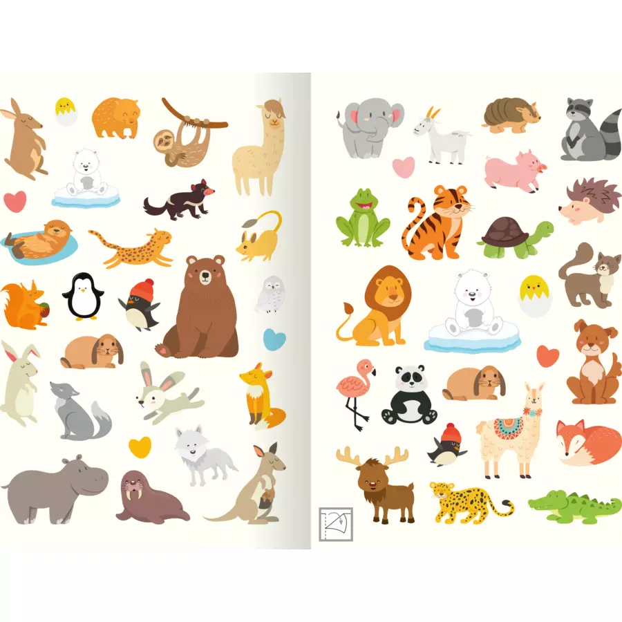 arsEdition Stickerspaß Tierkinder
