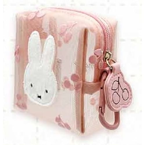 Marimocraft - Miffy Cherry Fleur Series Mesh Mini Pouch (Roze)