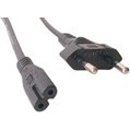 MCL Power Cord Portable Black 2.0m Noir 2 m Prise d'alimentation type C Coupleur C7