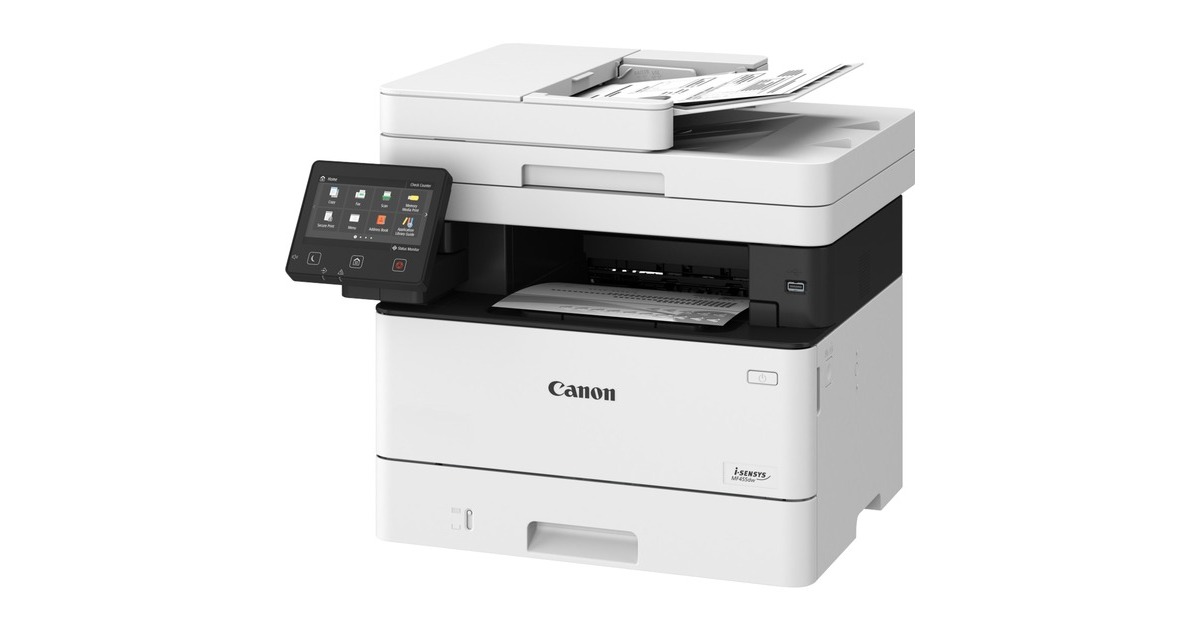 Canoni-Sensys MF455dw all-in-one laserprinter met faxfunctie  (Grijs/zwart, Scannen, Kopiëren, Faxen, LAN, Wi-Fi)