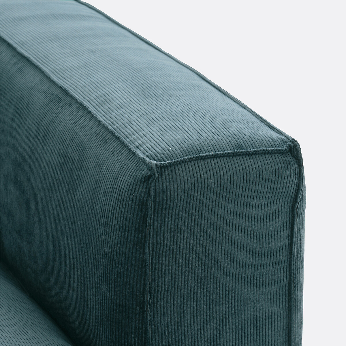 LA REDOUTE INTERIORS<br>Poltrona modular de veludo canelado, Seven