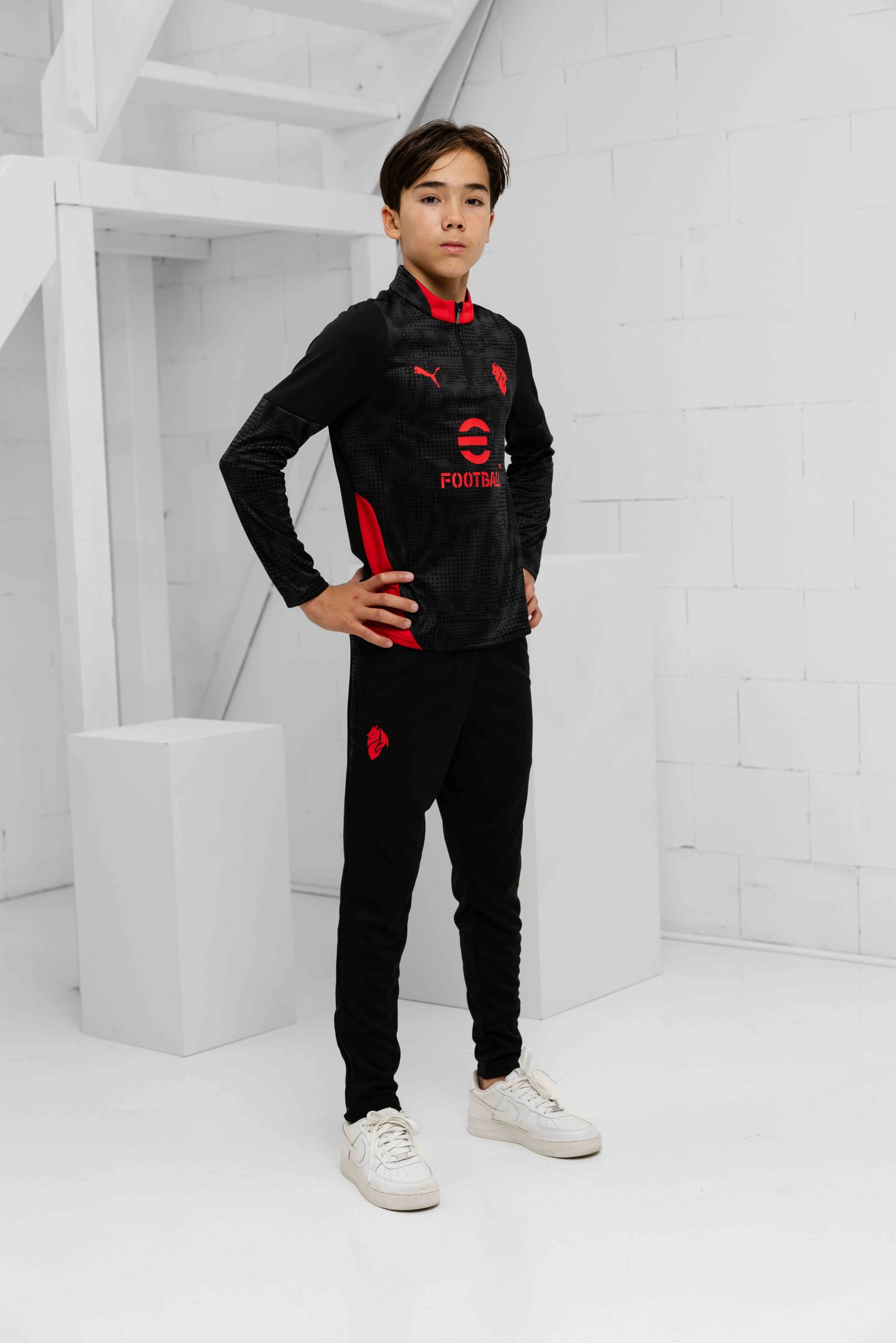 AC Milan 1/4 Zip Trainingspak Junior 2025/2026