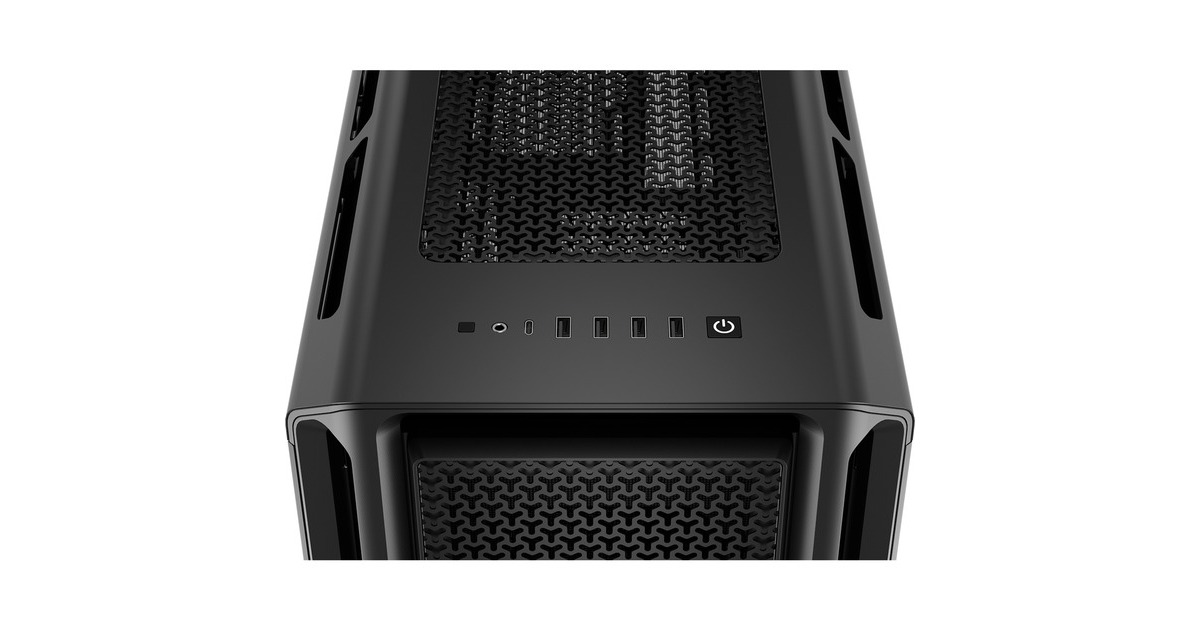 Corsair5000T midi tower behuizing  (Zwart | 4x USB-A | 1x USB-C | Tempered Glass)