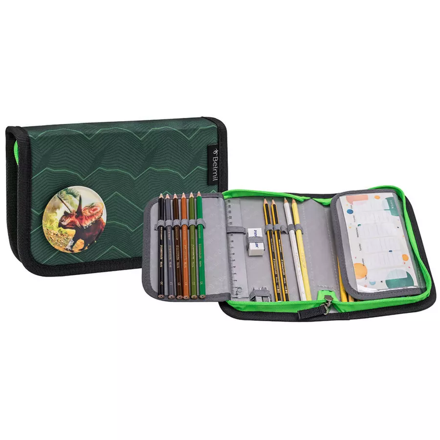 Belmil Schulranzen Premium Compact Plus Set 5-teilig Twist of Lime