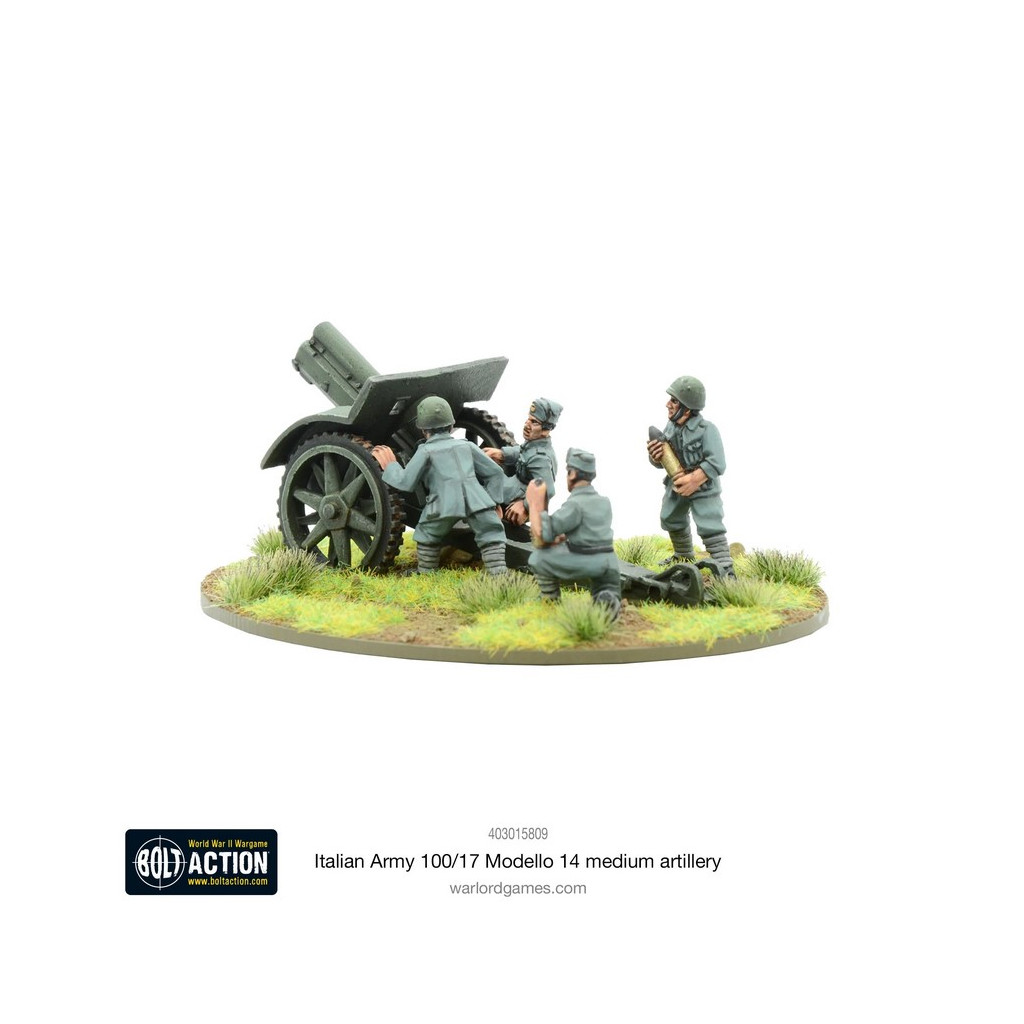 Bolt Action - Italian Army 100/17 Modello 14 medium artillery