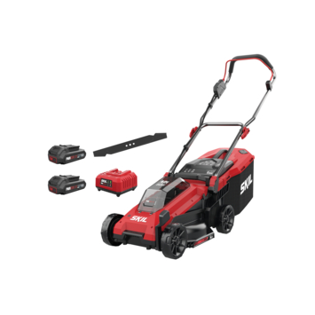 SKIL 20V grasmaaier 0130BA brushless 34cm   2 accu's 2,0Ah   snellader