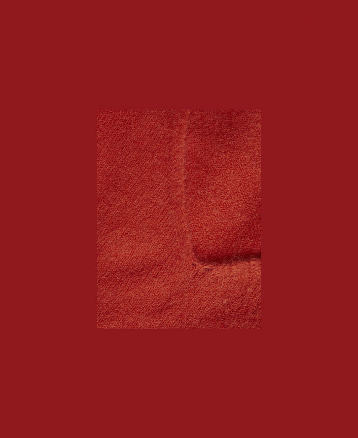 JJXX JXEVI V-NECK KNIT SN Fiery red