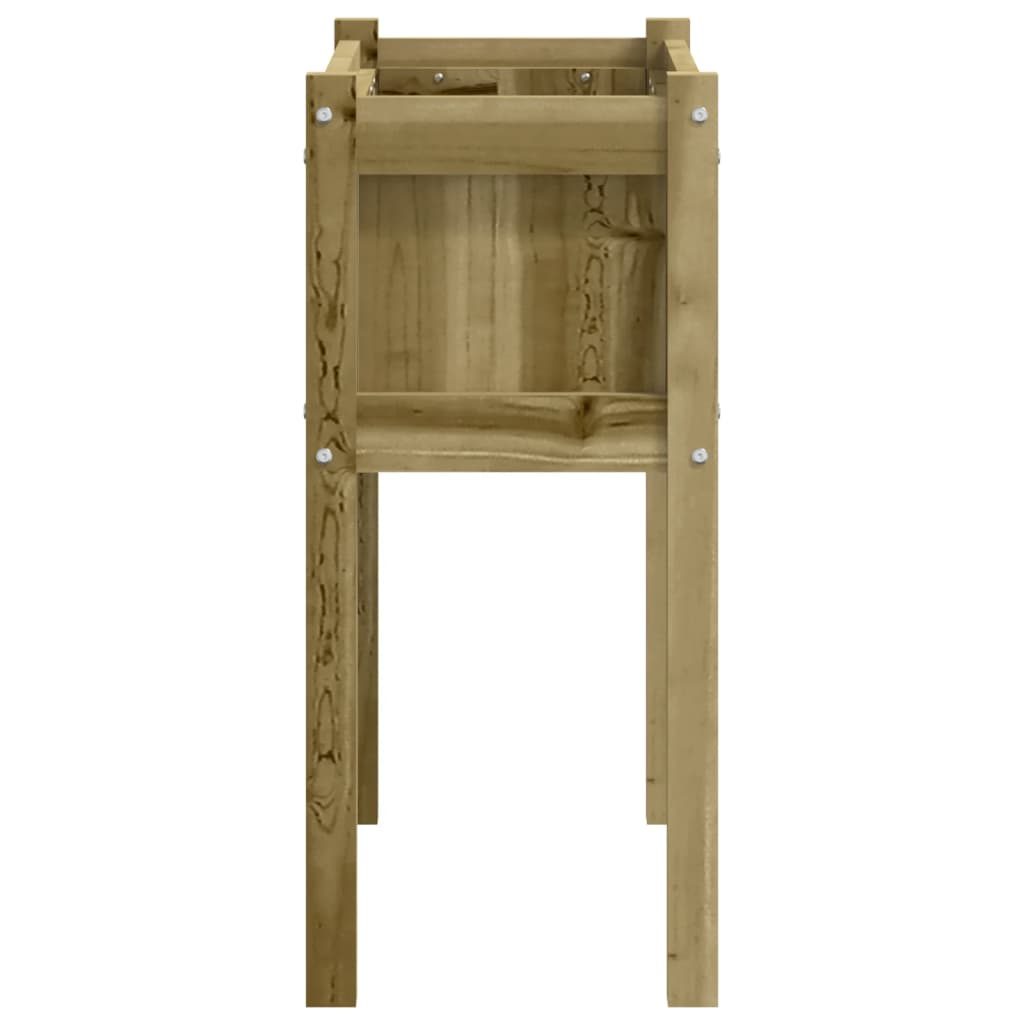 Jardinière avec pieds 70x31x70 cm bois de pin imprégné