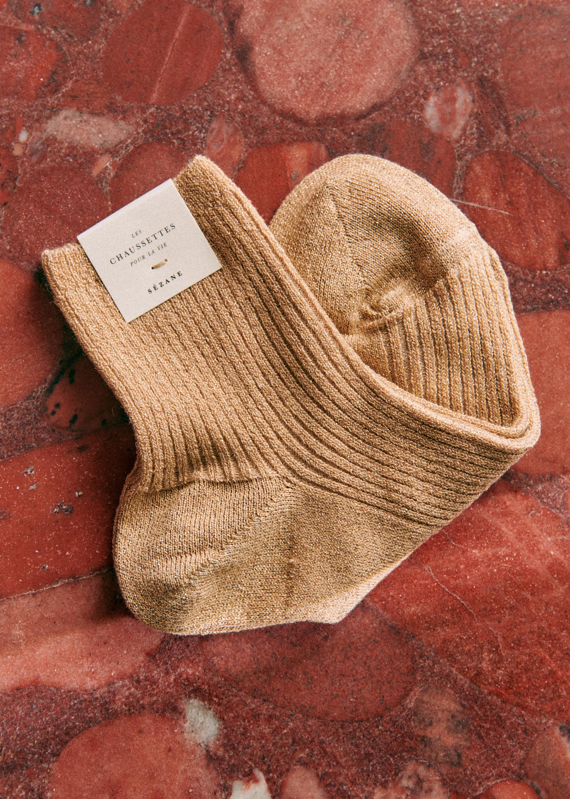 Chaussette Lurex - Doré - LES COMPOSANTES/DÉCOUVRIR 5906735