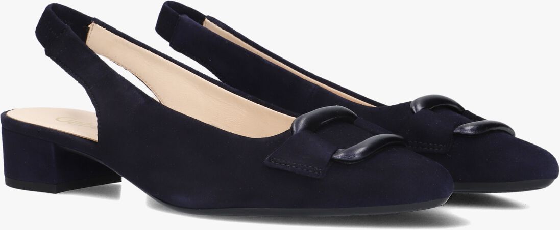 blauwe gabor slingbacks 521