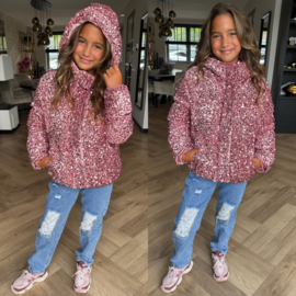 Ultimate paillet jacket - Pink