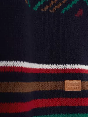 Cachecol Tommy x Pendleton New York Stripe TH Monogram