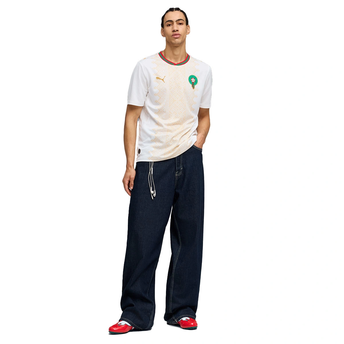 Camisola Puma Marrocos Segundo Equipamento Mundial 2026