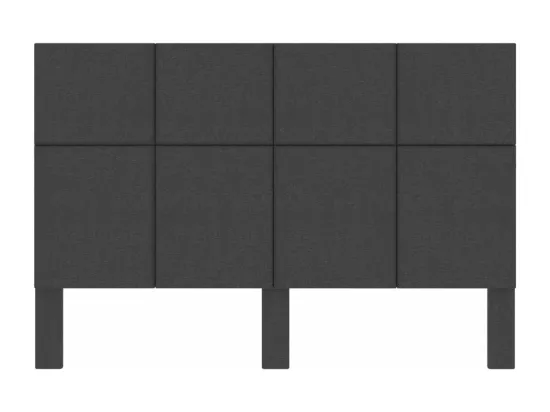 Tête de lit Gris foncé Tissu 180x200 cm