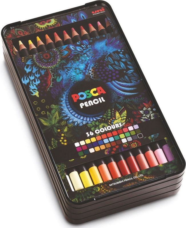 Posca Kleurpotloden 36 stuks set