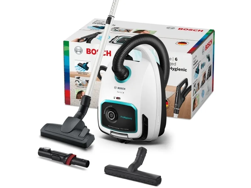 Bosch Serie | 6 ProHygienic BGL6HYG1 - Støvsuger - beholder - pose - hvid/sort