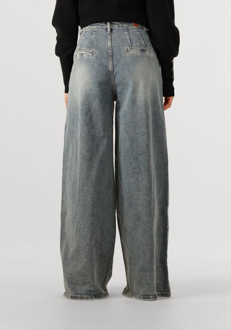 blauwe janice wide jeans dollar