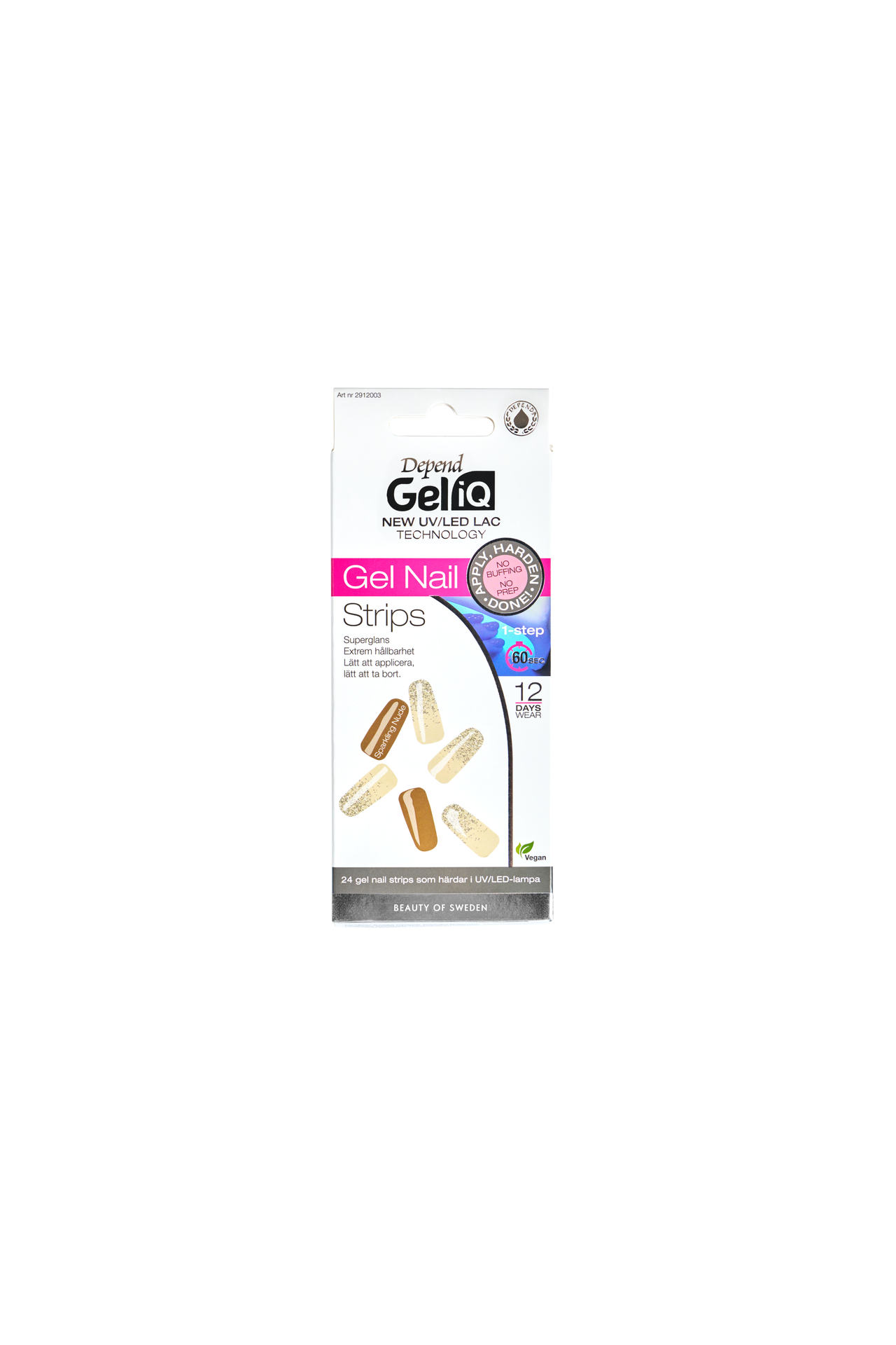 Depend Gel iQ Nail Strips 2003 Sparkling Nude