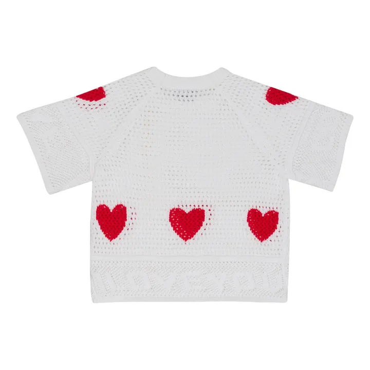 Stella McCartney Kids Pull Cœur | Blanc