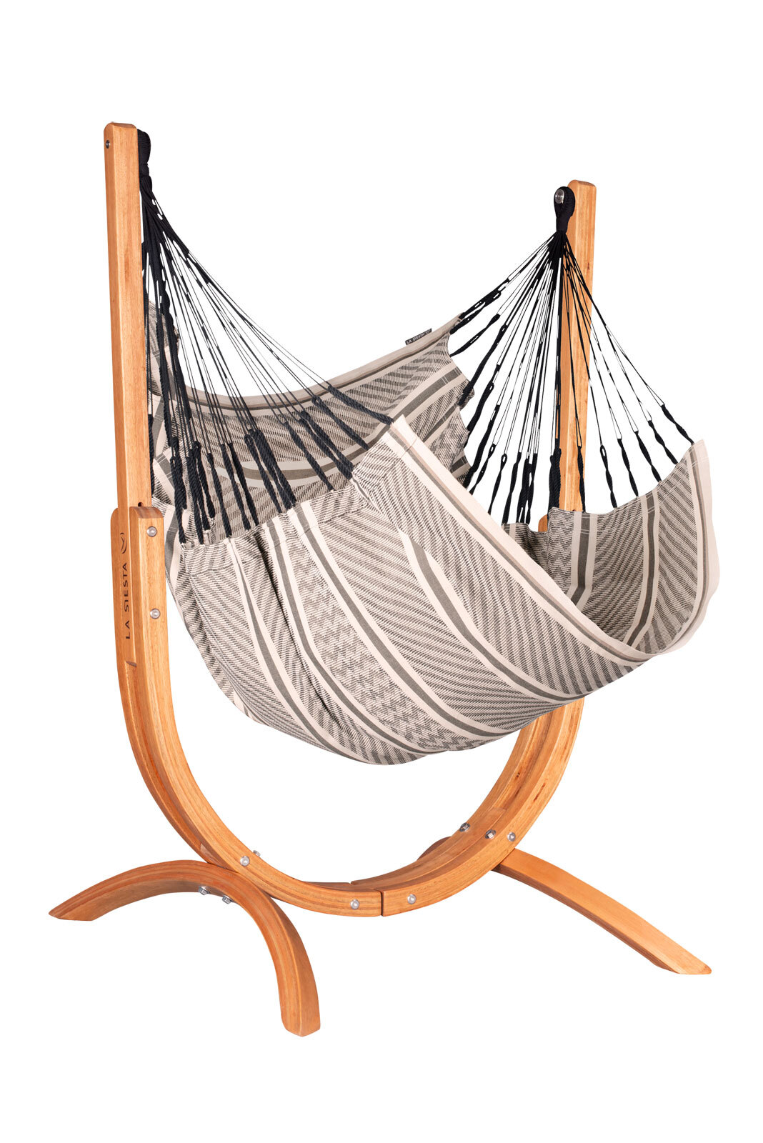 LA SIESTA Hängesessel mit Gestell UDINE 2-teilig Zebra