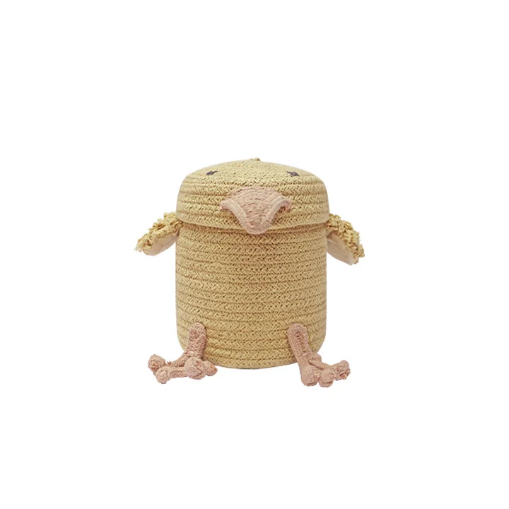 Lorena Canals - Spiel- und Aufbewahrungskorb, mini Charlie the Chicken, gelb