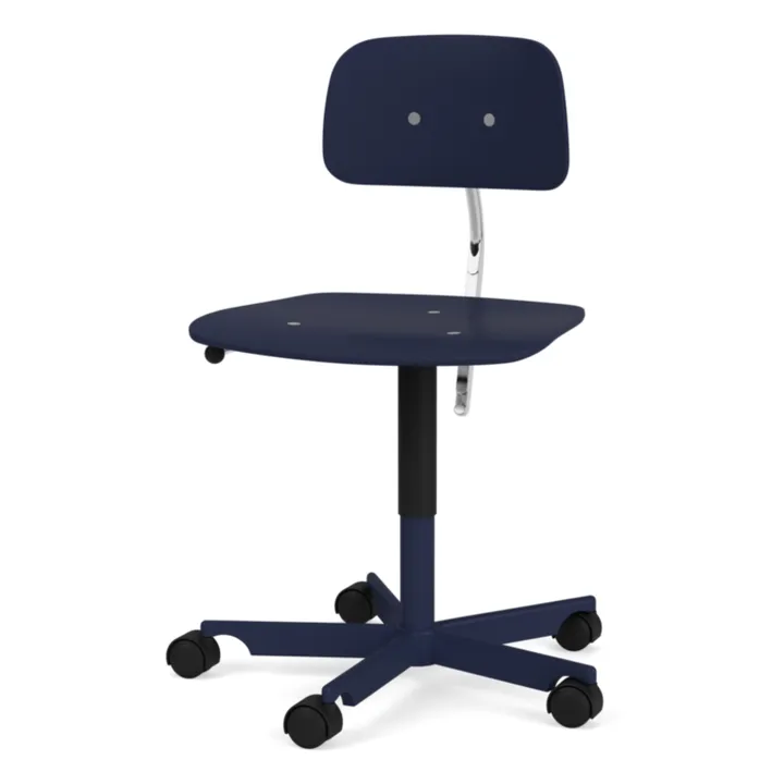 Montana Furniture Chaise de bureau Kevi | Bleu nuit