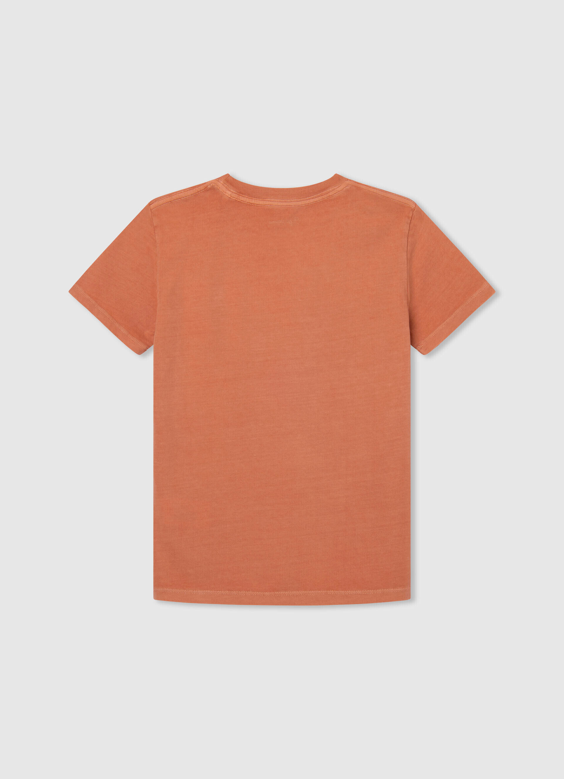 CAMISETA COM LOGOTIPO ESTAMPADO - laranja abóbora