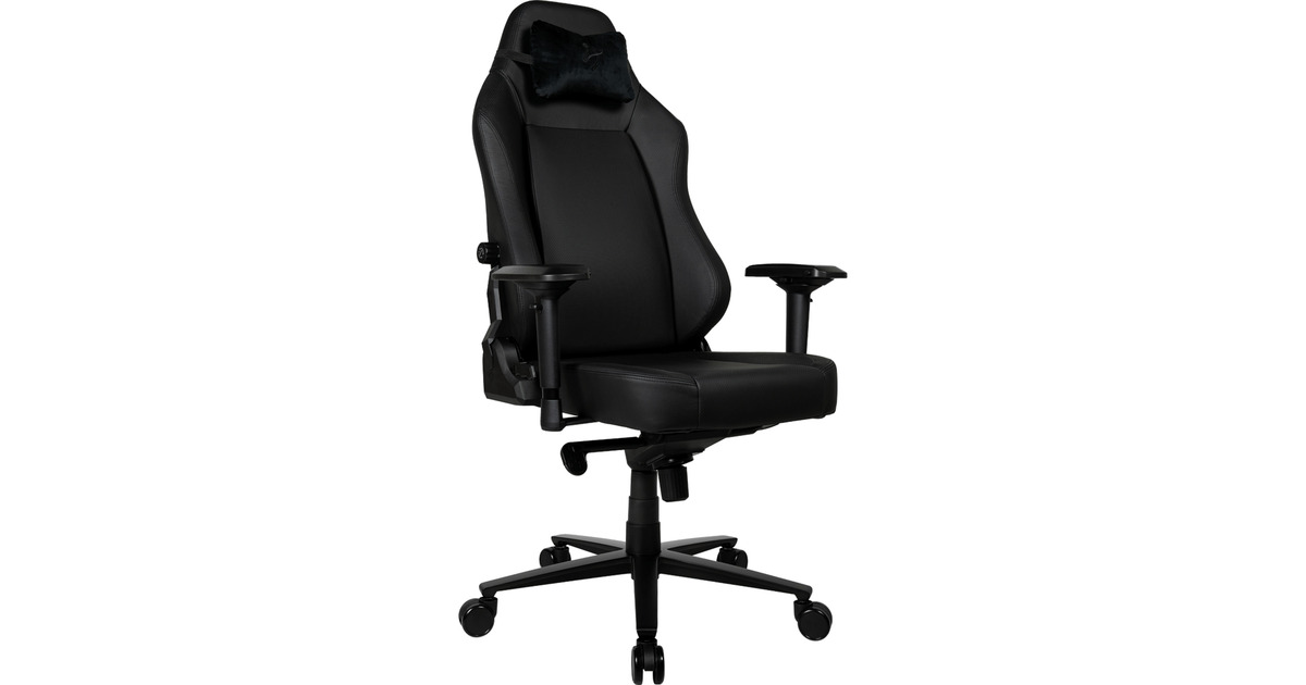 ArozziPrimo - Full Premium Leather - Black gamestoel  (Zwart)