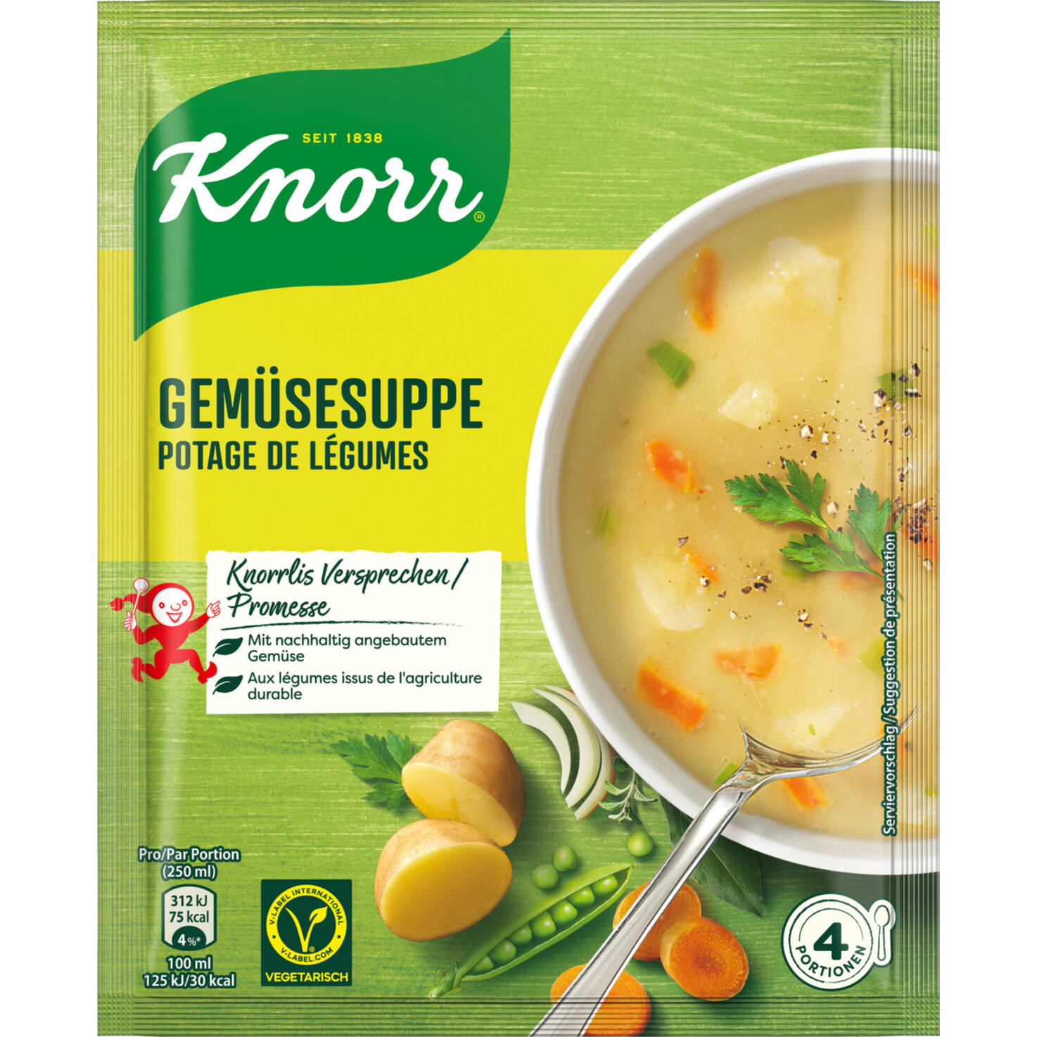 Knorr Gemüse Suppe 4 Portionen