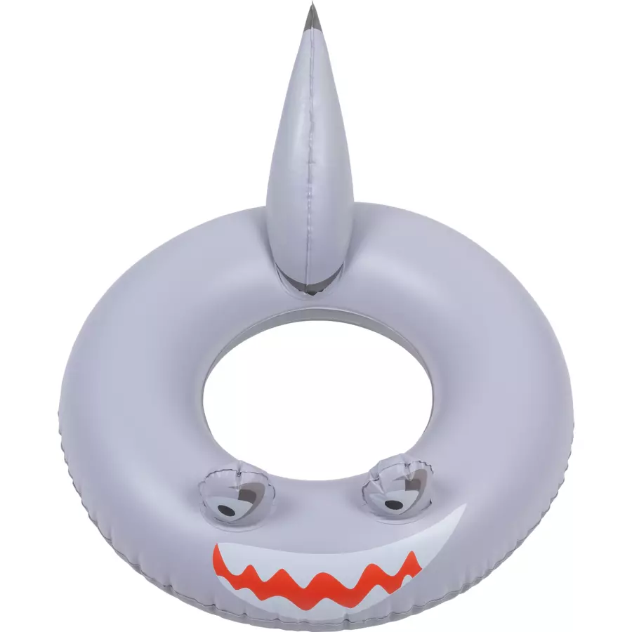 Swim Essentials Grey Shark Schwimmring ⌀55 cm