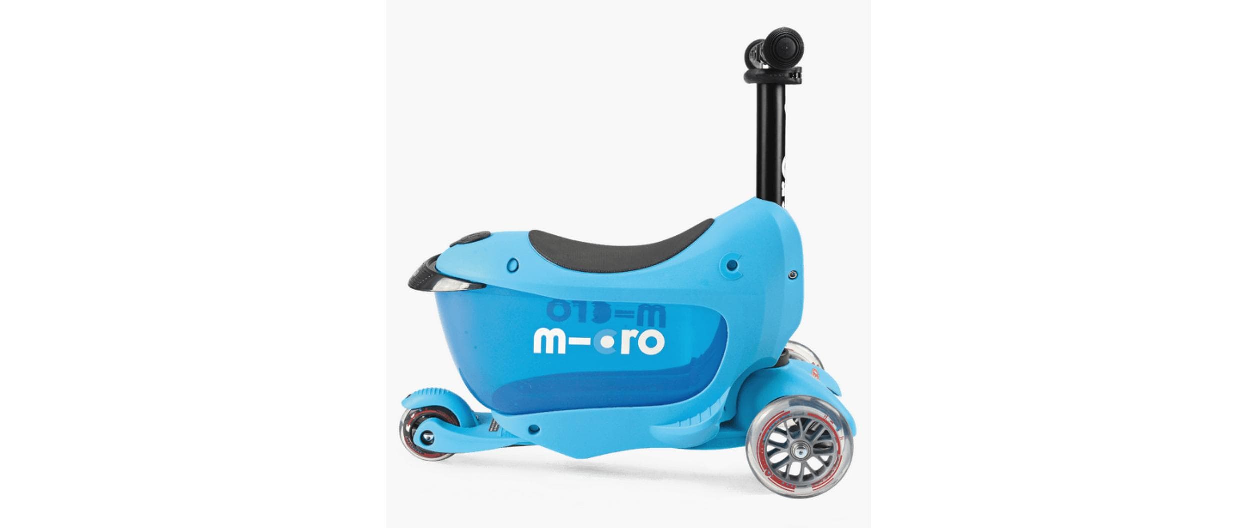 Kickboard Mini2go Deluxe Plus Blue<br>Scooter mit Sitz