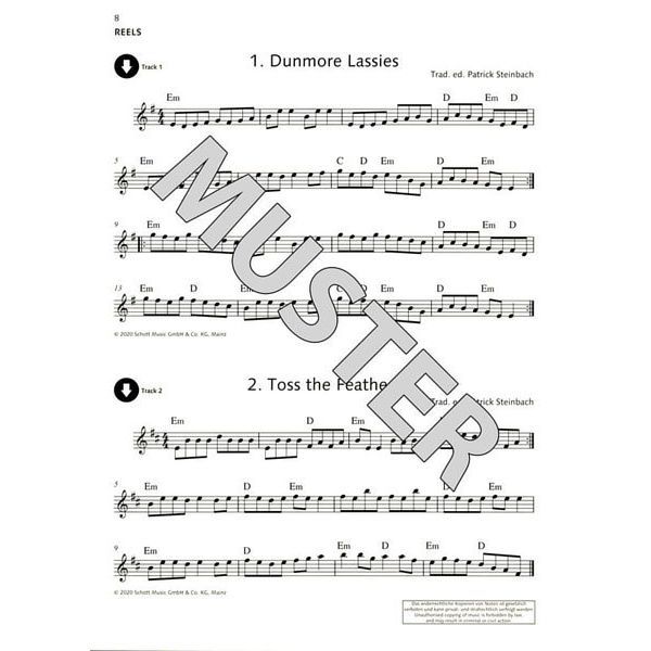 Schott Irish Folk Tunes For Flute 2