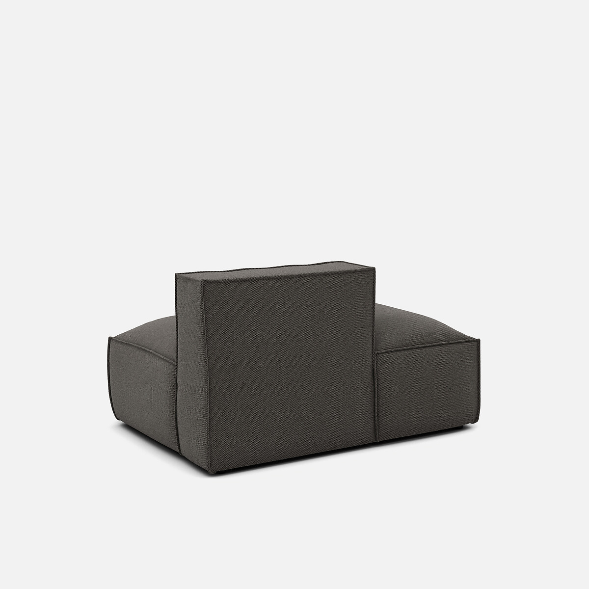 LA REDOUTE INTERIEURS<br>Sofá lounge texturizado, esquerdo, Seven