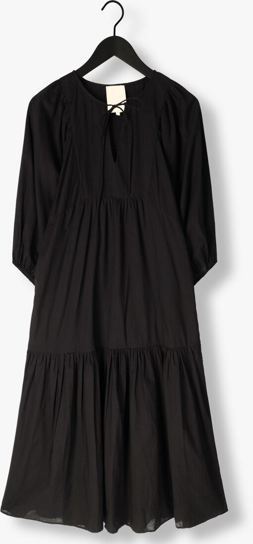 NOTRE-V zwarte notre-v maxi jurk nv-dente midi dress