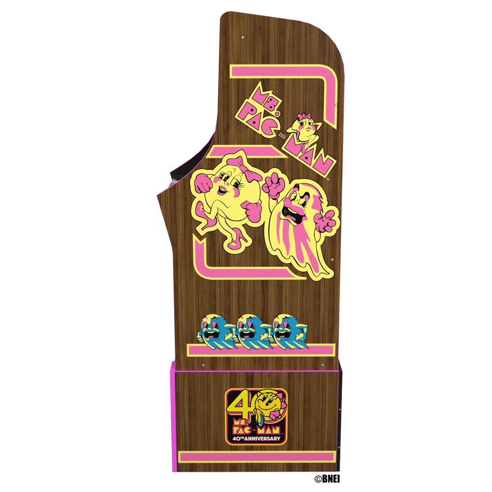 Arcade1Up Ms. Pac-Man 40th Anniversary Edition Spielautomaten mit 10 Spielen