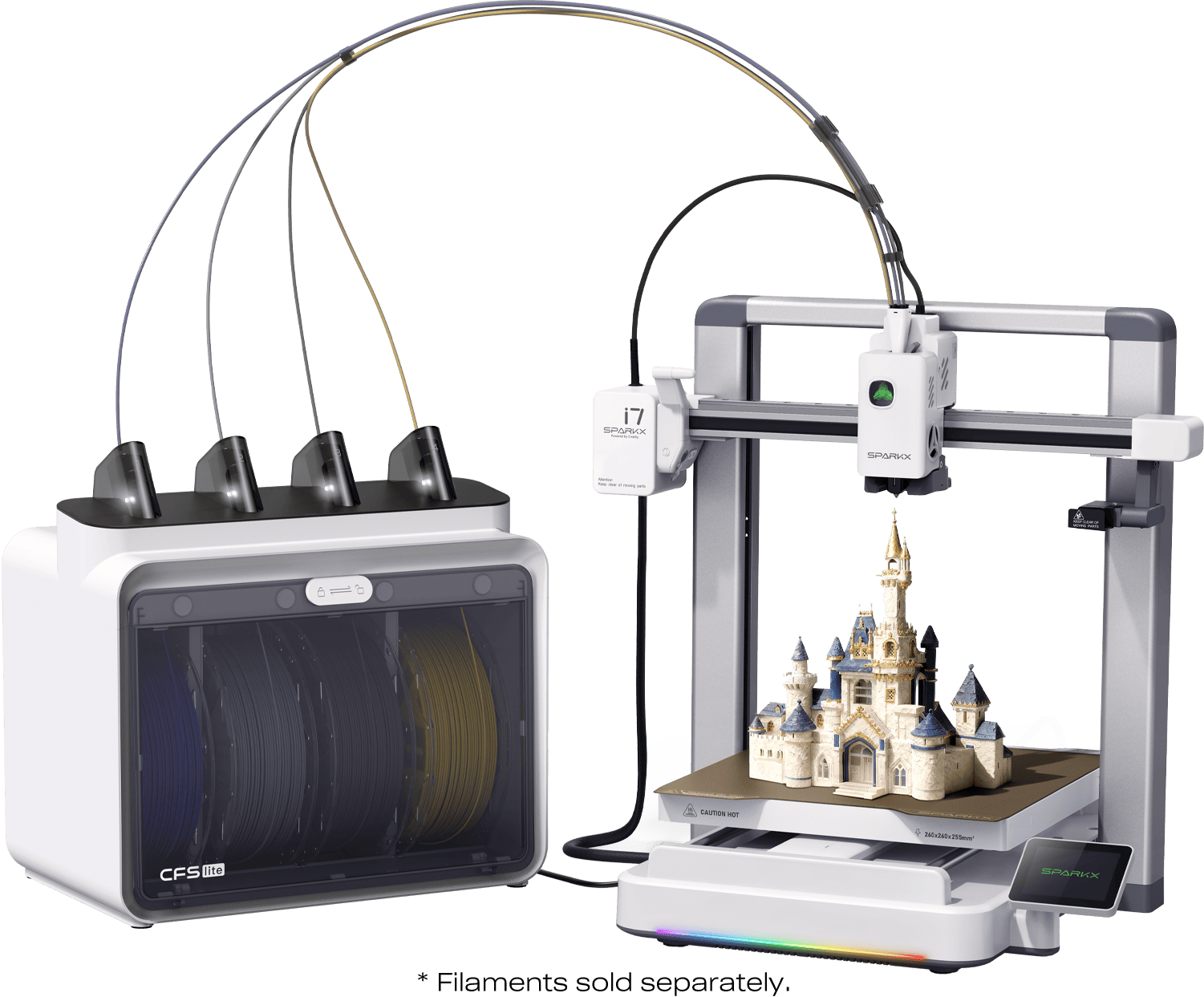 Creality  SPARKX i7 Combo    4 Farben 3D-Drucker mit automatischem Filamentwechsel