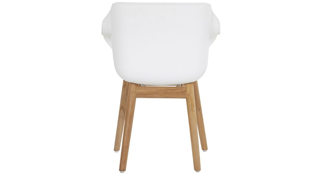 Tuinstoel Royal White 11.688.203 Sophie Teak B62 x D59 x H84 cm