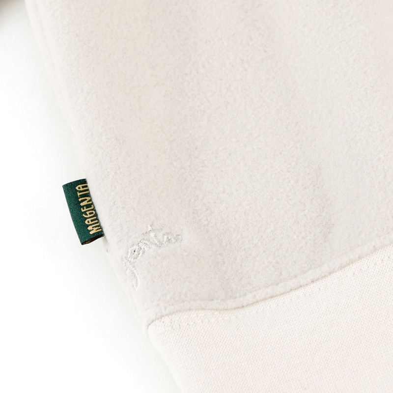 PULL À COL ROND EN POLAIRE LOOP - NATUREL