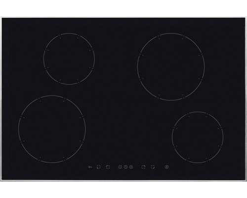 Inductiekookplaat met frame Amica 77 x 52 cm 4 kookzones KMI 13317 E