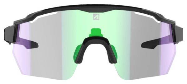 Lunettes AZR Kromic Race RX Noir / Ecran Photochromique Vert Irisé