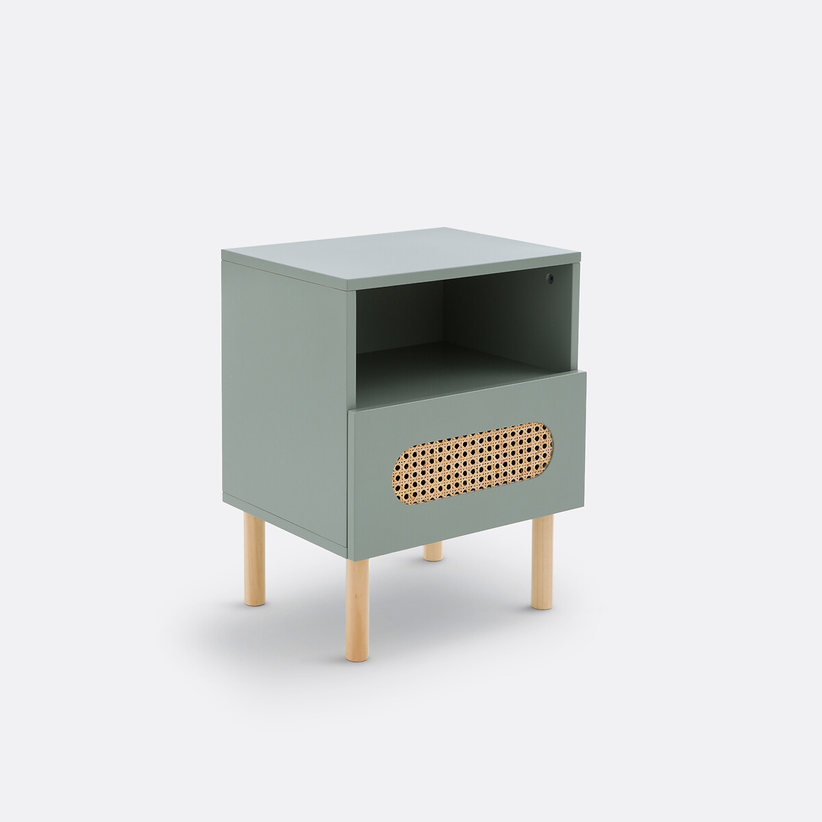 SO'HOME<br>Mesa de cabeceira com 1 gaveta em vime, Pacome