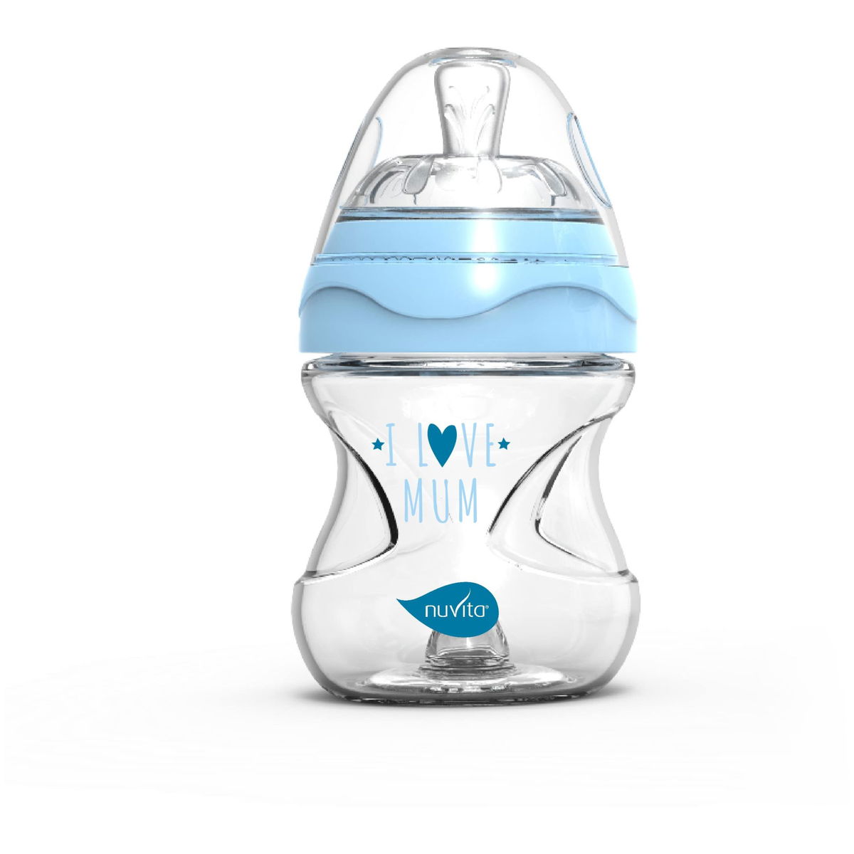 nuvitanuvita   Glasflasche blau 140ml