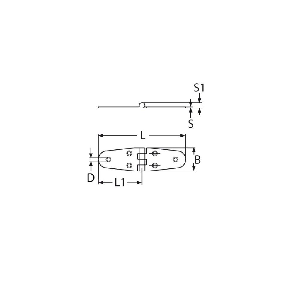 BESLAG 8570 A2 145X38MM